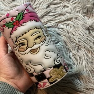 Pink Santa Tumbler 20 oz